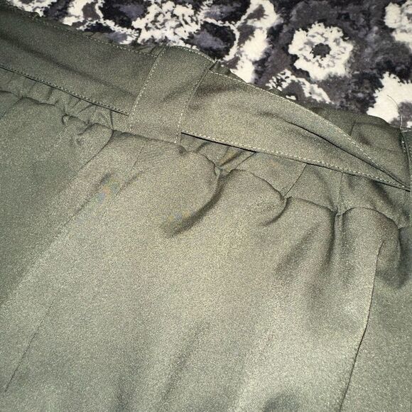 St. Johns Bay (0X) Green Tied Waist Midi Skort - Picture 6 of 7
